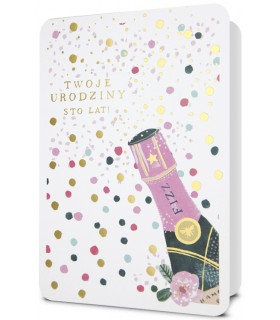Kartka Urodzinowa z życzeniami Sto Lat HM3015