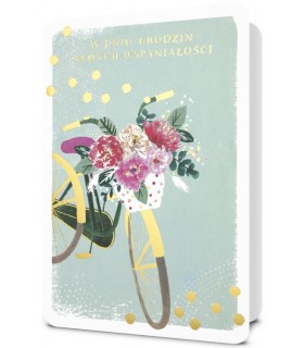 Kartka na Urodziny dla Rowerzystki HM3011