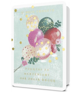 Kartka Urodzinowa z życzeniami spełnienia marzeń HM3013