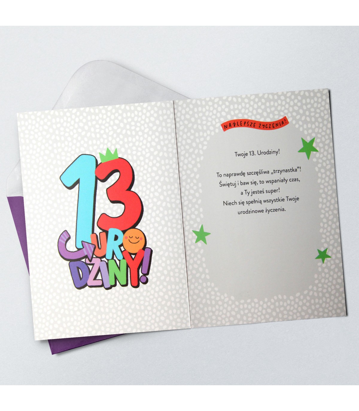 Kartka na 13 urodziny dla nastolatków KStar142