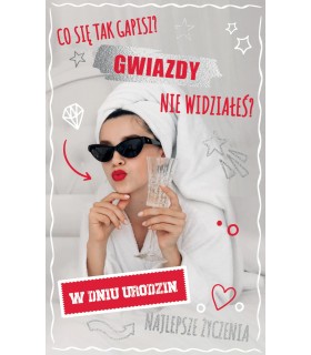 Kartka urodzinowa zabawna dla Koleżanki Przyjaciółki AS15