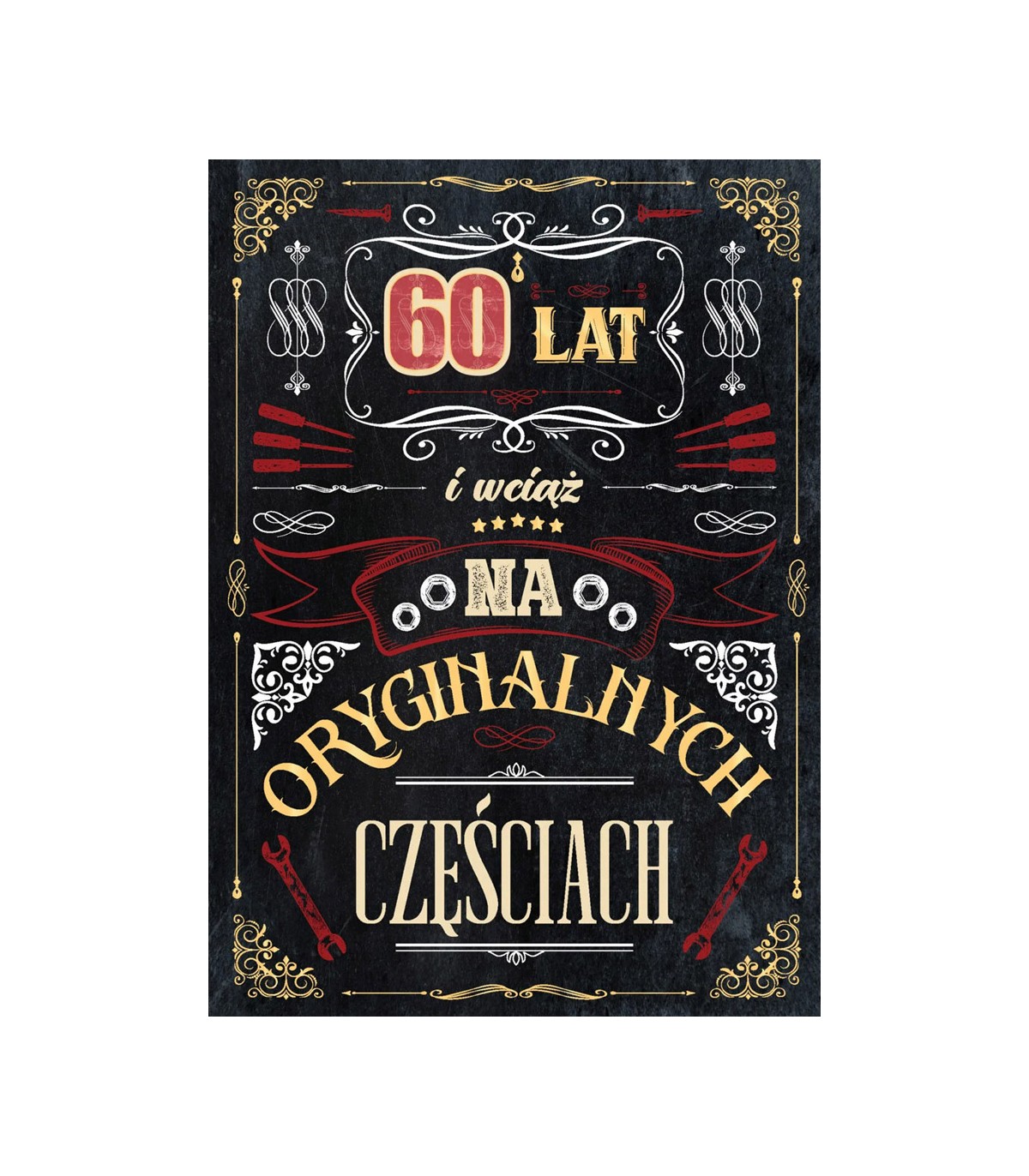 Kartka z humorem z okazji 60 urodzin dla Mężczyzny GM1154