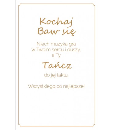 Poradnik Urodzinowy Kartka z życzeniami  U141