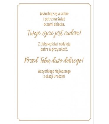 Poradnik Urodzinowy Kartka z mottem U145