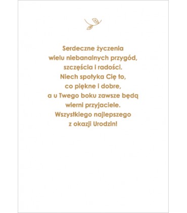 Kartka urodzinowa z życzeniami, zabawna z pieskiem BB6