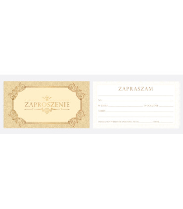 Zaproszenie uniwersalne zestaw 10 szt  Z-STYLE 08