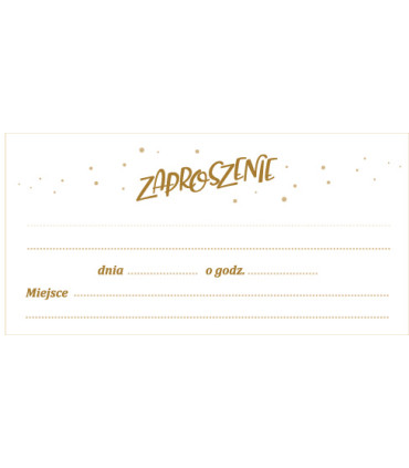 Zaproszenie na 18 urodziny zestaw 10 szt. z kopertami ZAB196