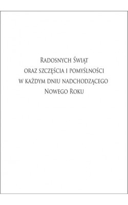 Karnet świąteczny z życzeniami GD-T 105
