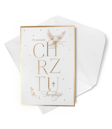 Kartki Pamiątki na Chrzest z życzeniami Kstar148