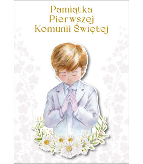 Kartka Komunijna dla Chłopczyka, przestrzenna 3D PU24