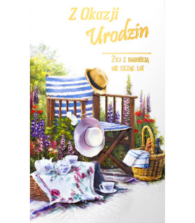 Kartka urodzinowa dla ogrodnika, działkowca A6285