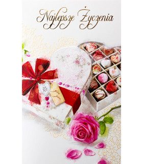 Kartka z Serdecznymi Życzeniami na dowolną okazję A6287