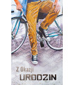 Kartka urodzinowa dla Chłopaka rowerzysty A2011