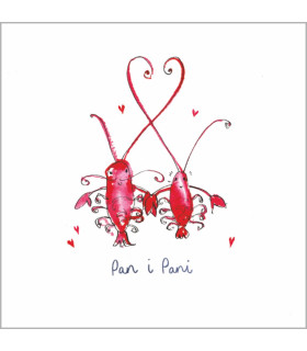 Kartka artystyczna z życzeniami dla Zakochanej Pary KWL30