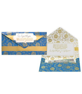 Koperta upominkowa na prezent, pięknie zdobiona PCKOP18