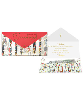 Koperta upominkowa na prezent z Podziękowaniami PCKOP19