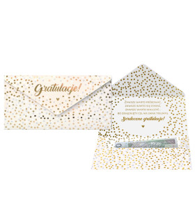 Koperta upominkowa na prezent z Gratulacjami PCKOP20