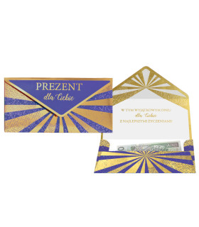 Koperta na prezent, upominek, banknoty, karty PCKOP21