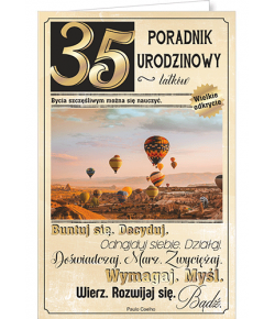 Kartka na 35 urodziny U74