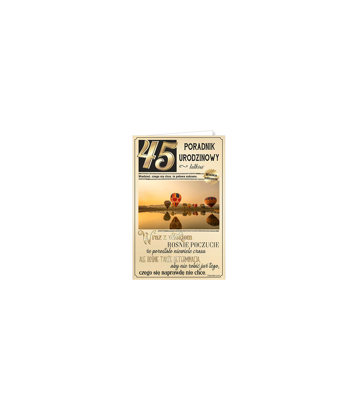 Kartka na 45 urodziny U75