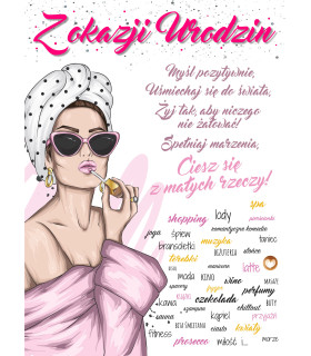 Kartka na Urodziny dla Kobiety, Przyjaciółki Grande14