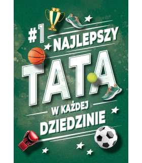 Kartka dla najlepszego Taty na Dzień Ojca i inne okazje PR584