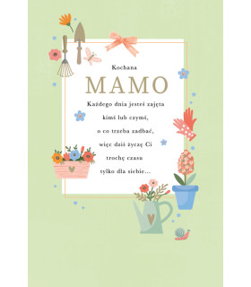 Kartka dla Mamy na Dzień Matki, Urodziny, bez okazji PR581
