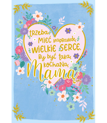 Kartka dla Mamy z życzeniami od serca PR579