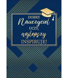 Kartka z podziękowaniami dla Nauczyciela PR588