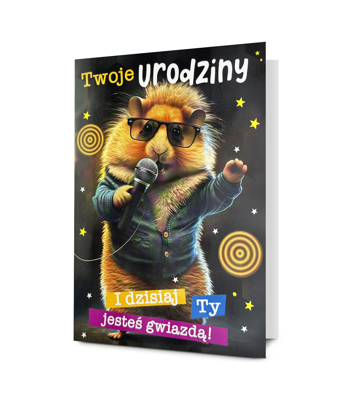 Kartka urodzinowa dla Gwiazdy, zabawna Holo6
