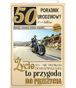 Kartka na 50 urodziny dla Mężczyzny U76