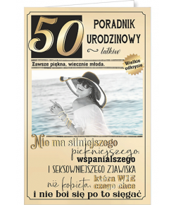 Kartka na 50 urodziny dla Kobiety U77