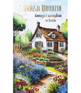 Kartka urodzinowa z pięknymi życzeniami A1103