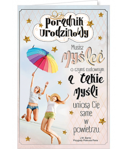Kartka Urodzinowa dla optymistki U83
