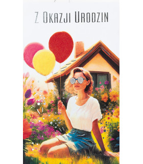 Kartka urodzinowa dla Przyjaciółki, Koleżanki, Kobiety A2016