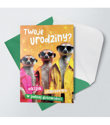 Kartka urodzinowa śmieszna, wesoła, z humorem Holo7
