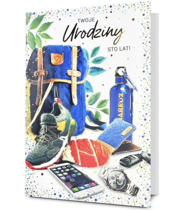 Kartka Urodzinowa dla Turysty, Podróżnika HM3347