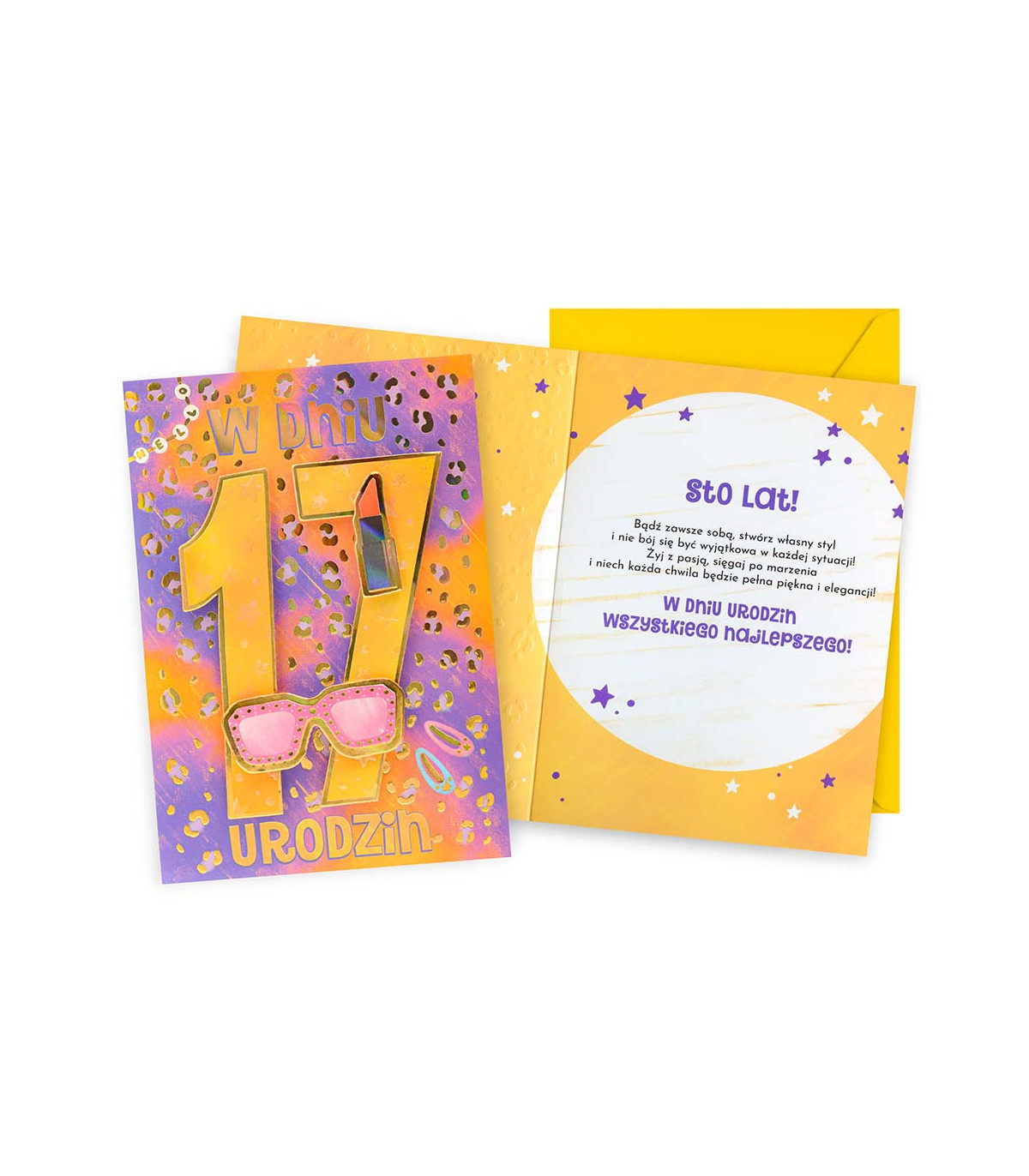 Kartka na 17 urodziny dla Nastolatki, Optymistki DK1272