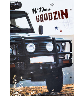 Kartka Urodzinowa dla Podróżnika, Obieżyświata 3D M1020