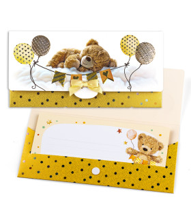 Koperta ozdobna na prezent z Misiem. urocza 86P6002