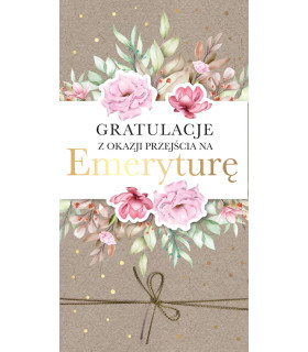 Kartka dla Emeryta, Emerytki z pięknymi życzeniami PM408
