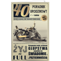 Kartka na 40 urodziny dla Mężczyzny U10