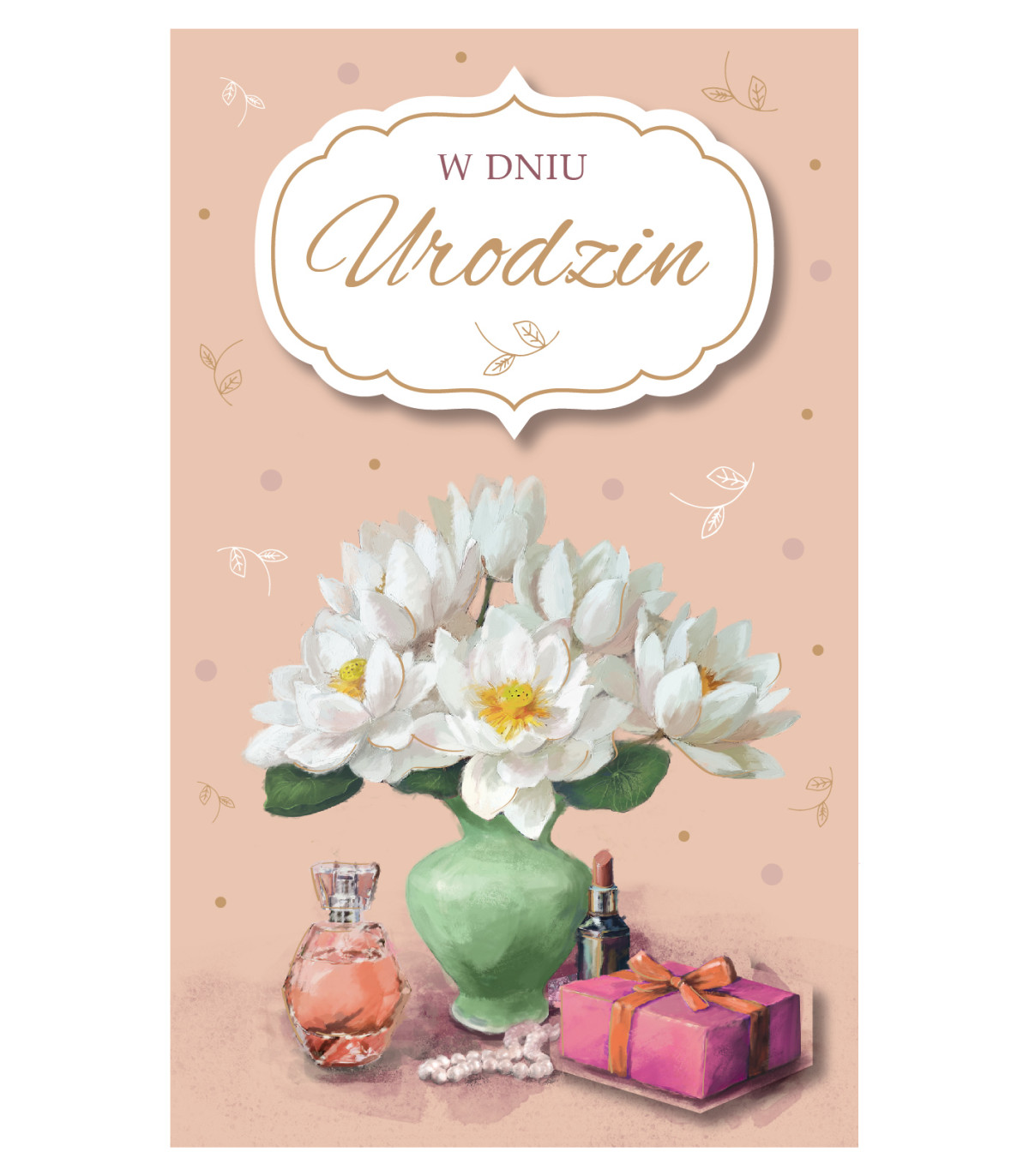 Kartka urodzinowa z życzeniami dla Kobiety PS52