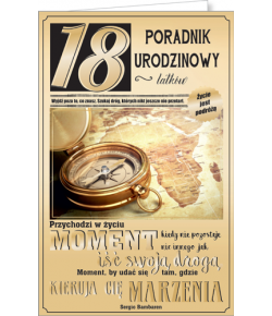 Kartka na 18 urodziny z extra życzeniami U35