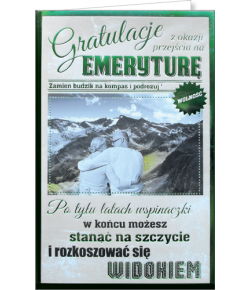 Gratulacje z okazji przejścia na Emeryturę  U30
