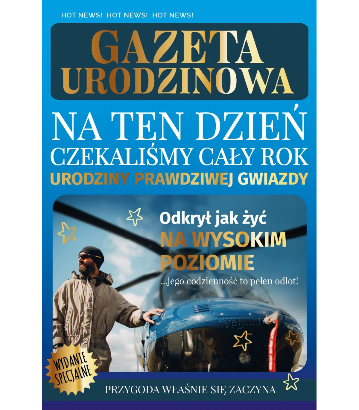 Kartka na Urodziny z życzeniami dla Mężczyzny AS56