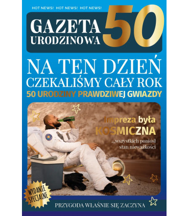 Kartka na 50 urodziny dla Mężczyzny, Gwiazdora AS48