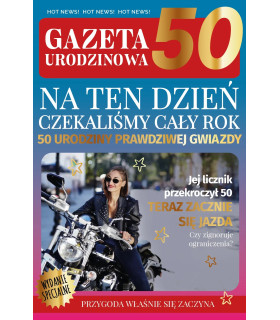 Kartka na 50 urodziny dla Kobiety, Pani, Przyjaciółki AS47