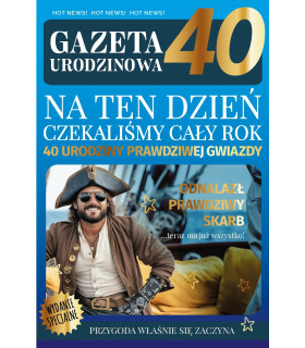Kartka z okazji 40 urodzin dla Mężczyzny, Gwiazdy AS46