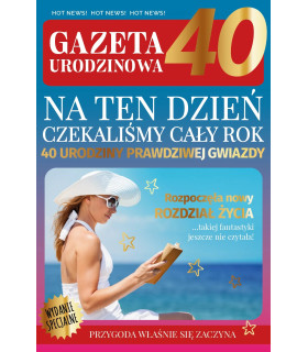 Kartka na 40 urodziny dla Przyjaciółki, Koleżanki AS45